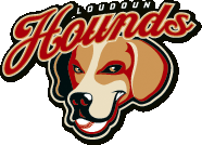 Logo for the Loudoun Hounds baseball team